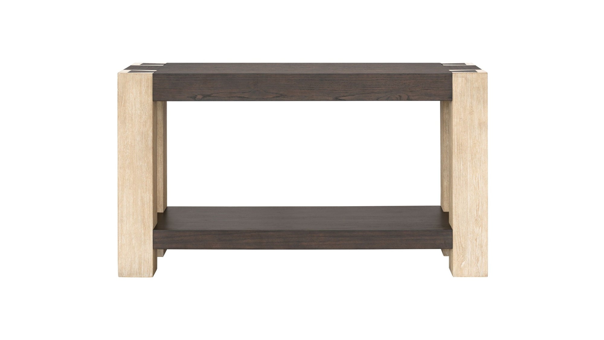 Harmony - Console Table - Carbon Mindi / Blonde Acacia