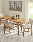 Millwork - Friendship Table - Light Brown