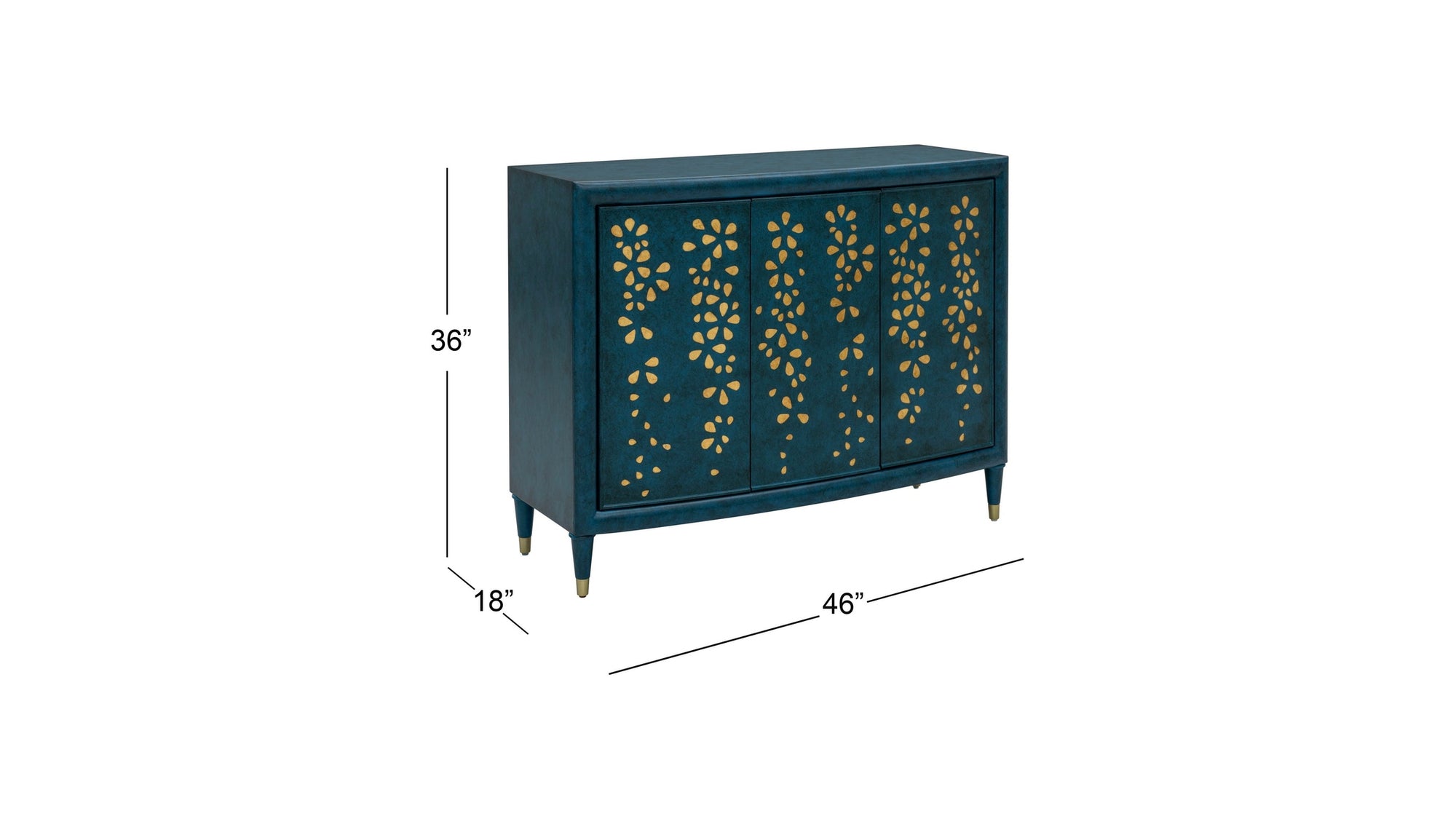 Argento - Hall Cabinet - Antique Blue