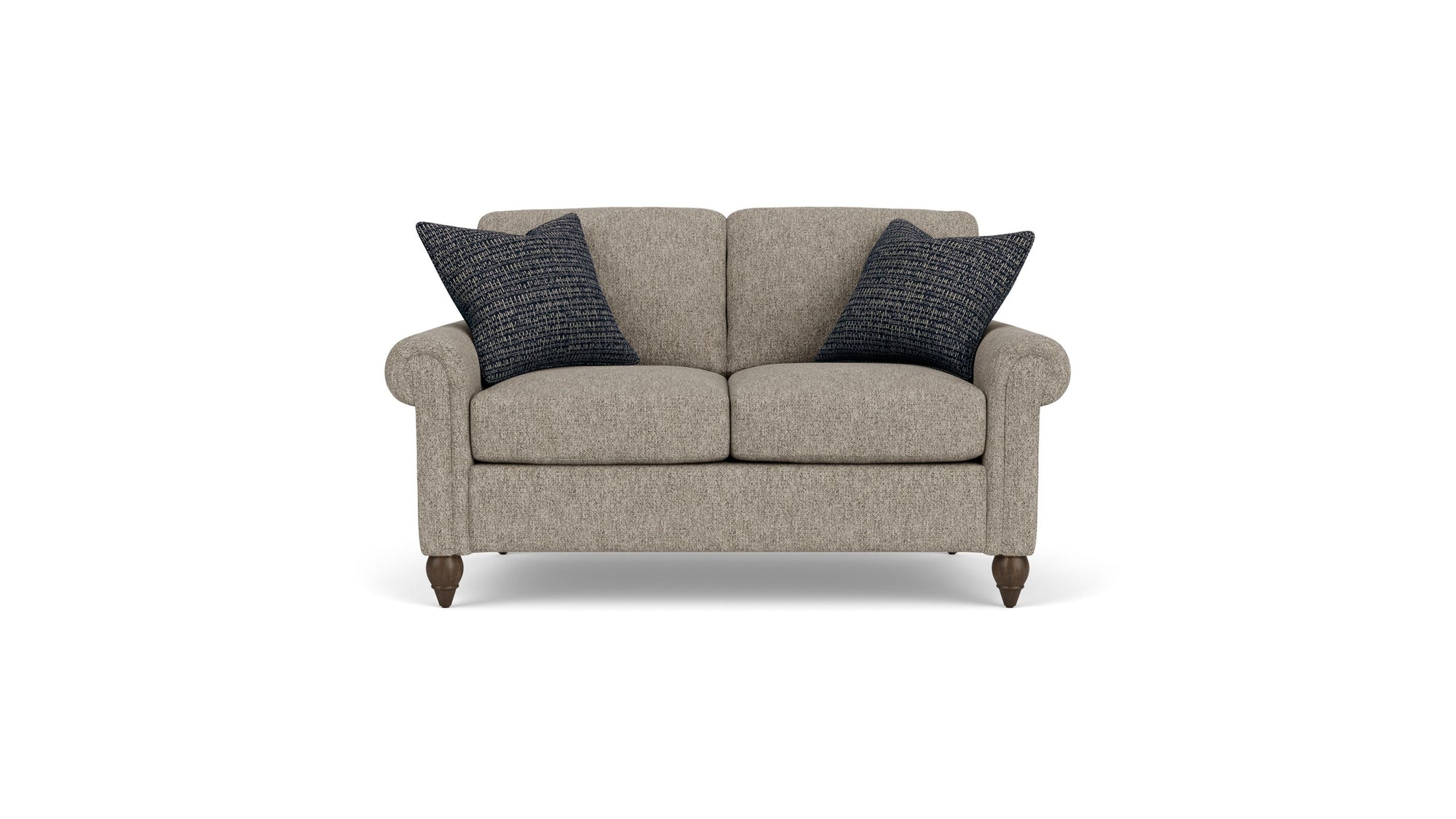 Moxy - Fabric Loveseat With Rolled Arms