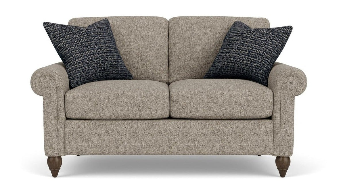 Moxy - Fabric Loveseat With Rolled Arms
