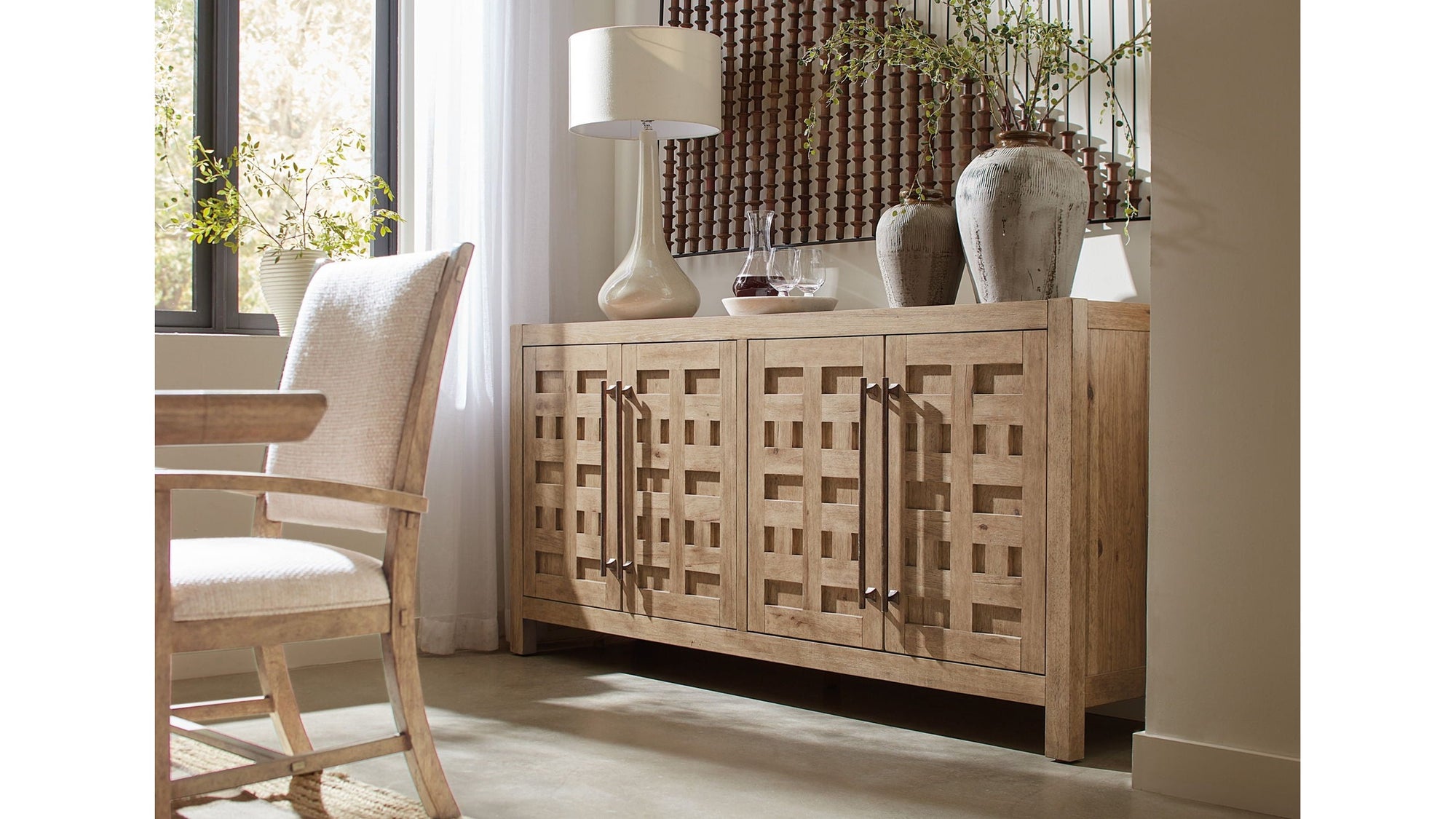 Vineyard Row - Buffet - Light Brown
