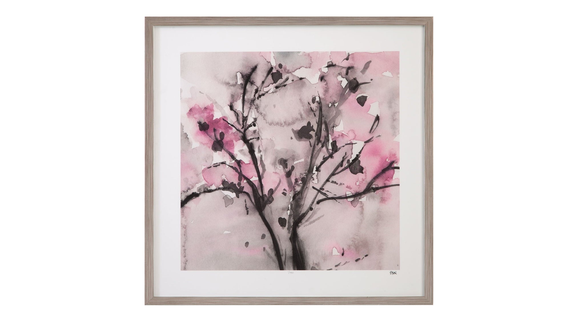 The Blossoms I Framed Print - Pink