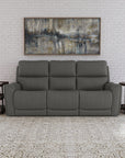 Carter - Power Reclining Sofa With Console & Power Headrests & Lumbar