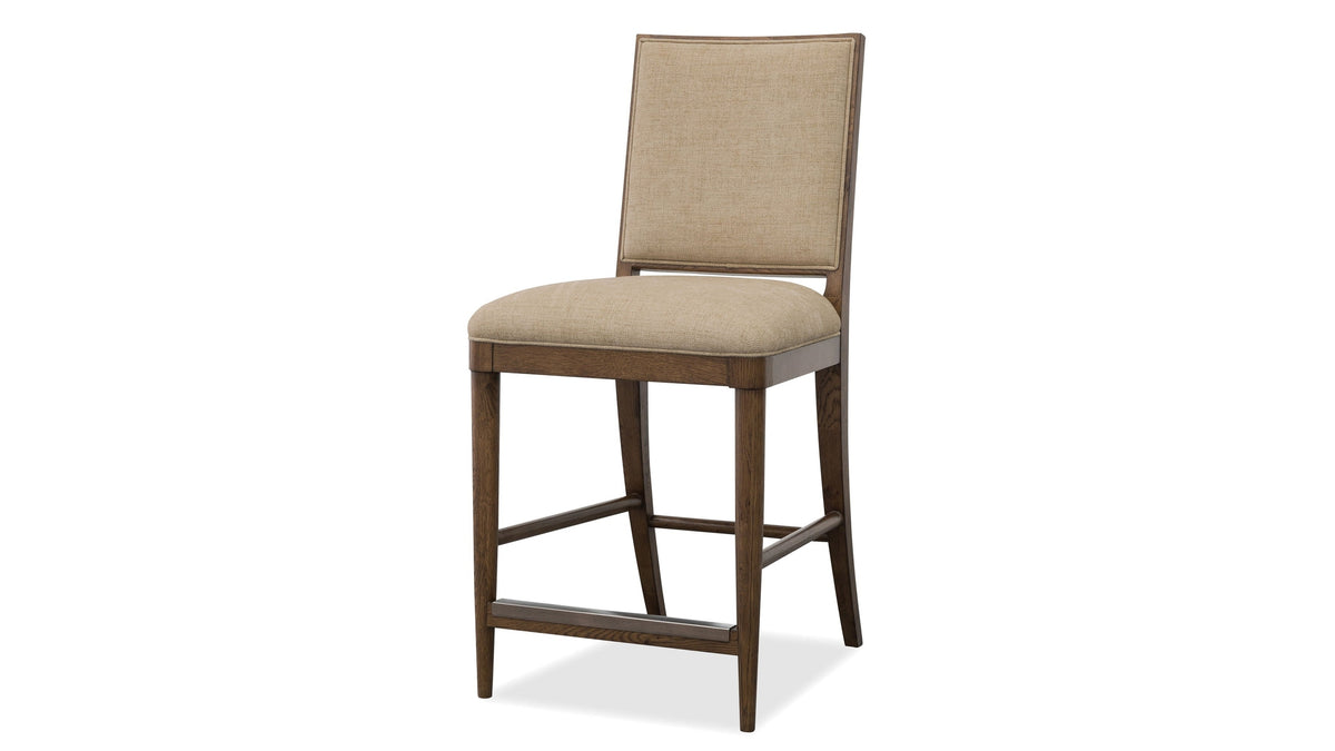 Cashiers - Counter Chair - Chestnut / Willarae Cashew