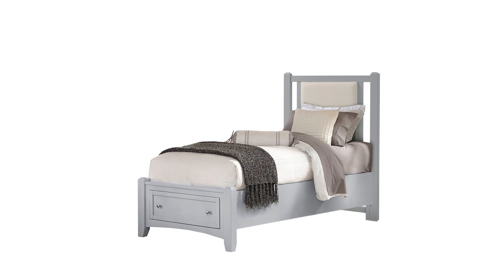 Bonanza - Linen Upholstered Bed With Storage Footboard