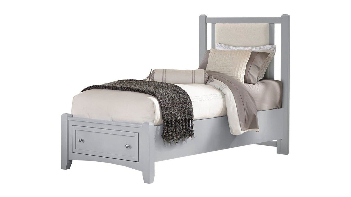 Bonanza - Linen Upholstered Bed With Storage Footboard