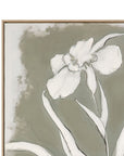 Serene Botanical I Framed Canvas - Beige