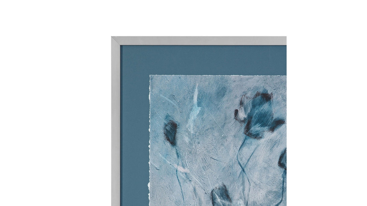 Garden Galaxy Framed Print - Blue