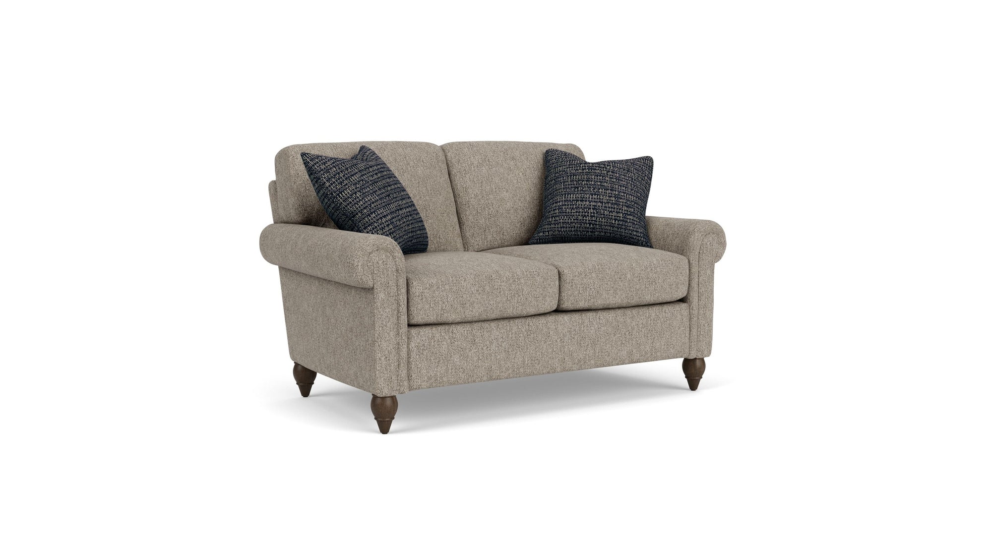 Moxy - Fabric Loveseat With Rolled Arms