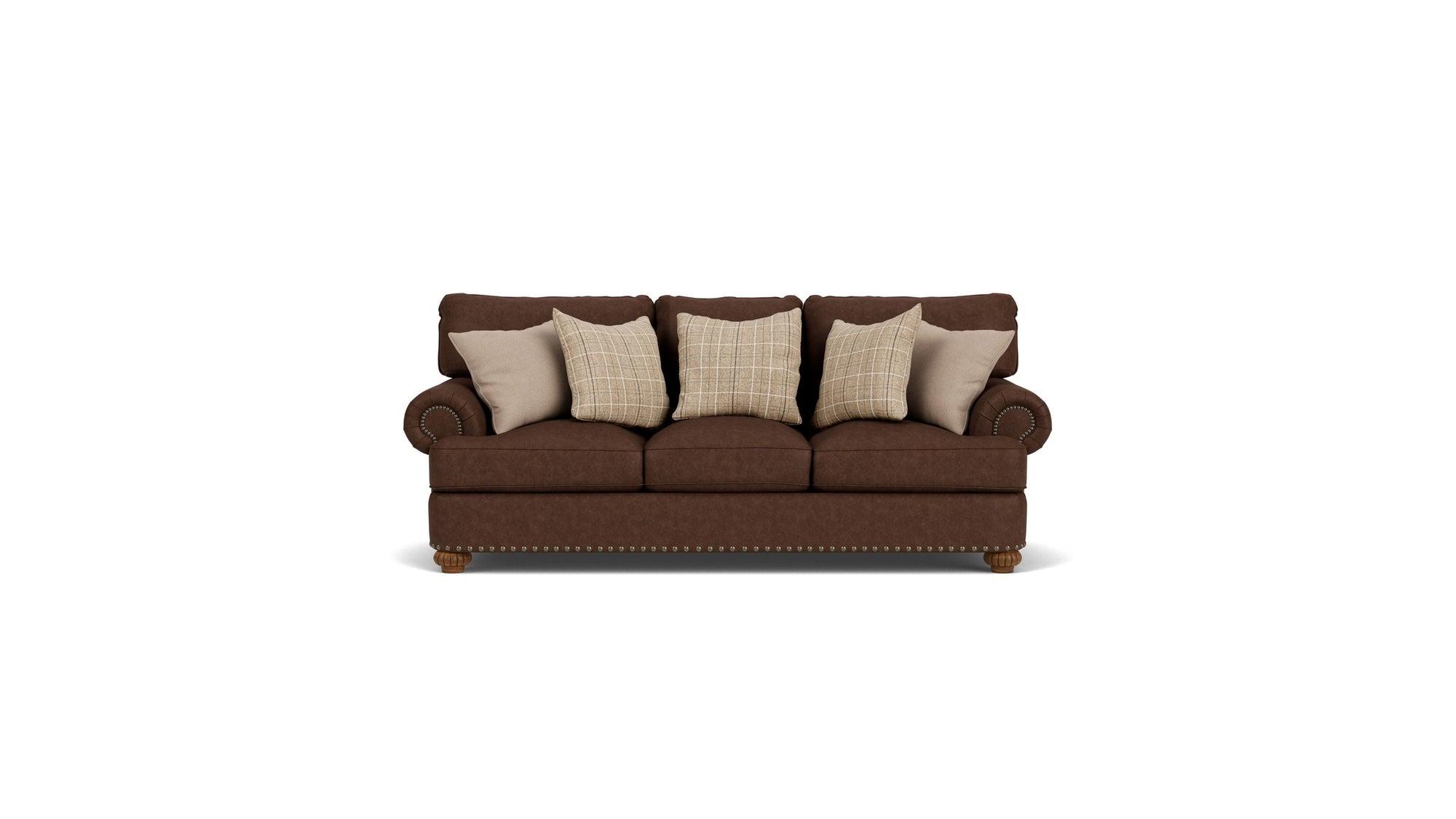 Patterson - Fabric Sofa, Nailhead Trim