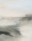 Crossing Paths - Coastal Landscape Painting - Black / Blue / Gray / White
