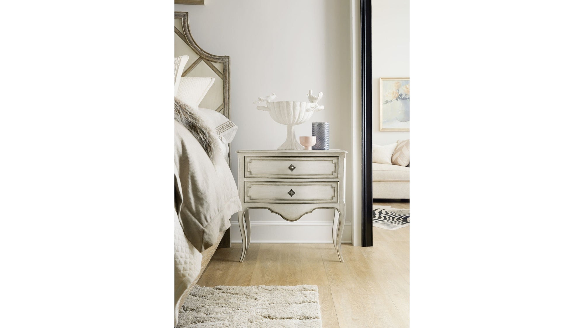 Sanctuary 2 - Coco En Blanc Nightstand - Beige