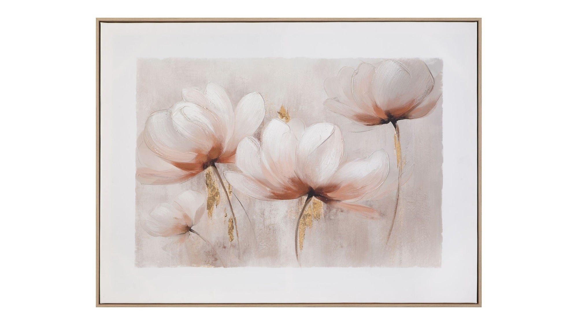 Blush Magnolia II Framed Canvas - Pink