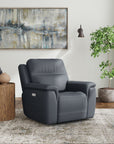 Sawyer - Swivel Glider With Power Headrest, Lumbar, Heat & Massage