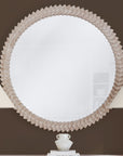 Claire - Wall Mirror - White Wash