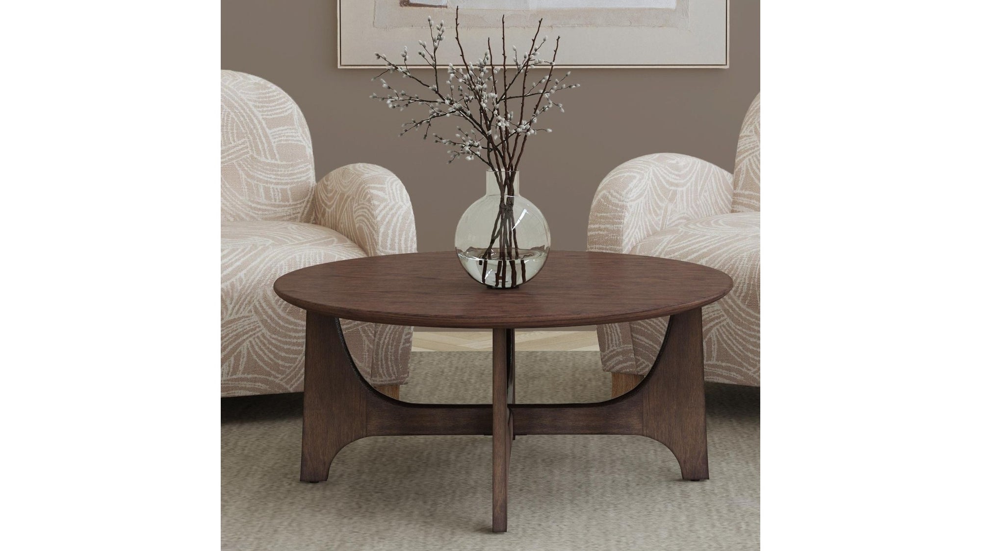 Dunnigan - Oak Cocktail Table - Brown