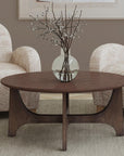 Dunnigan - Oak Cocktail Table - Brown