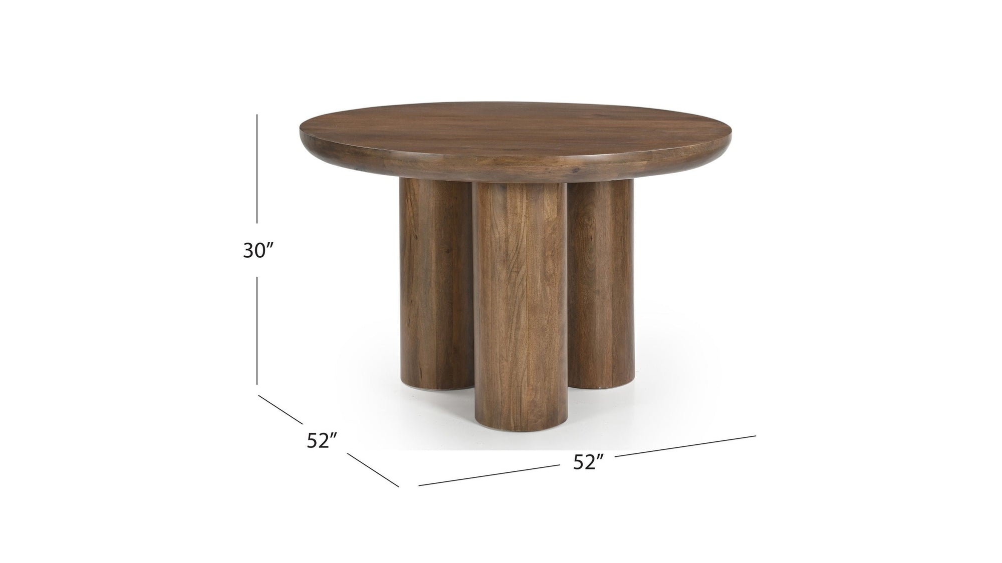 Napa - Dining Table - Rich Brown Mango