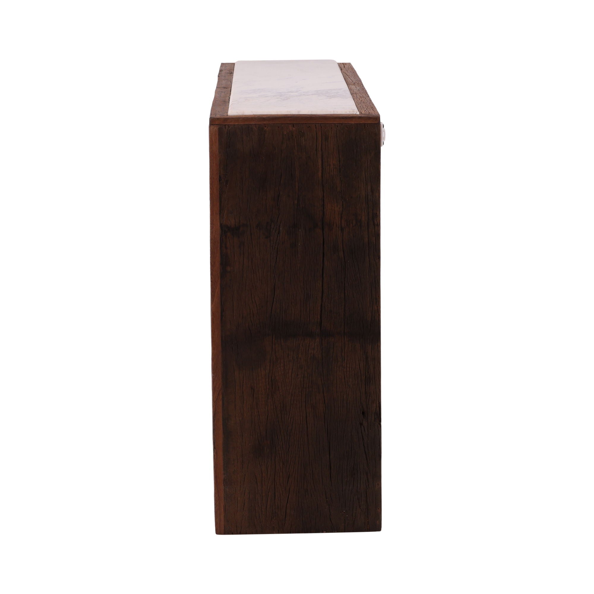 Cole - Console - Dark Brown / Beige
