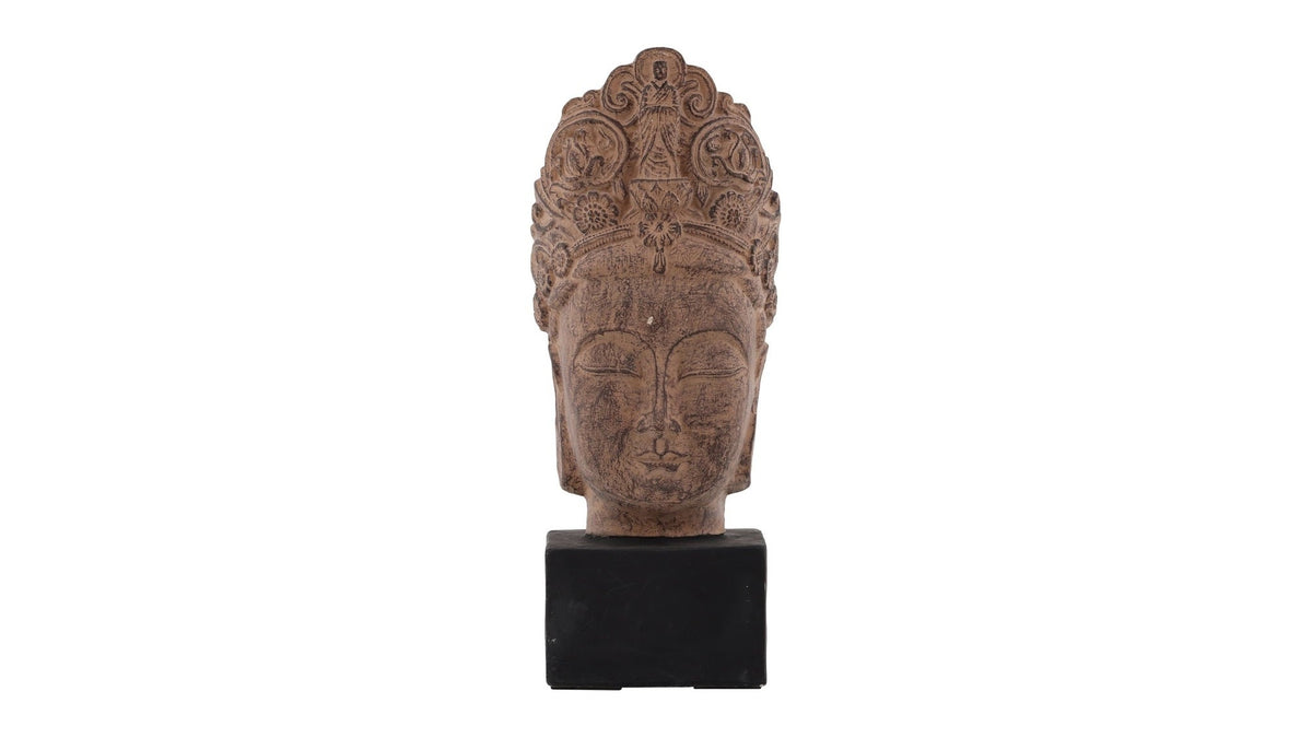Hindu - Goddess Head - Light Brown