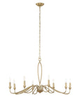 Corella - 8 Light Chandelier - Gold