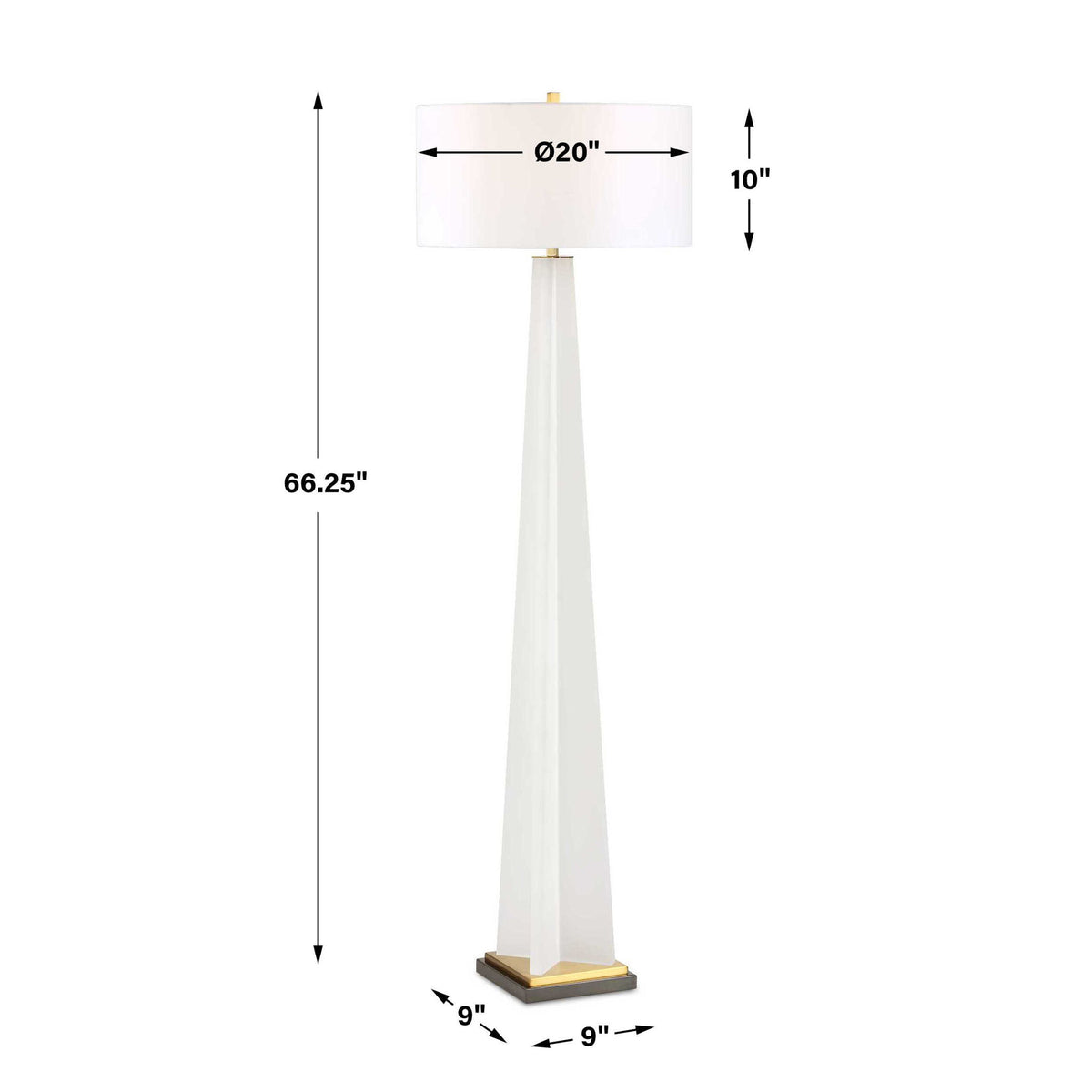Rosin - Floor Lamp - White
