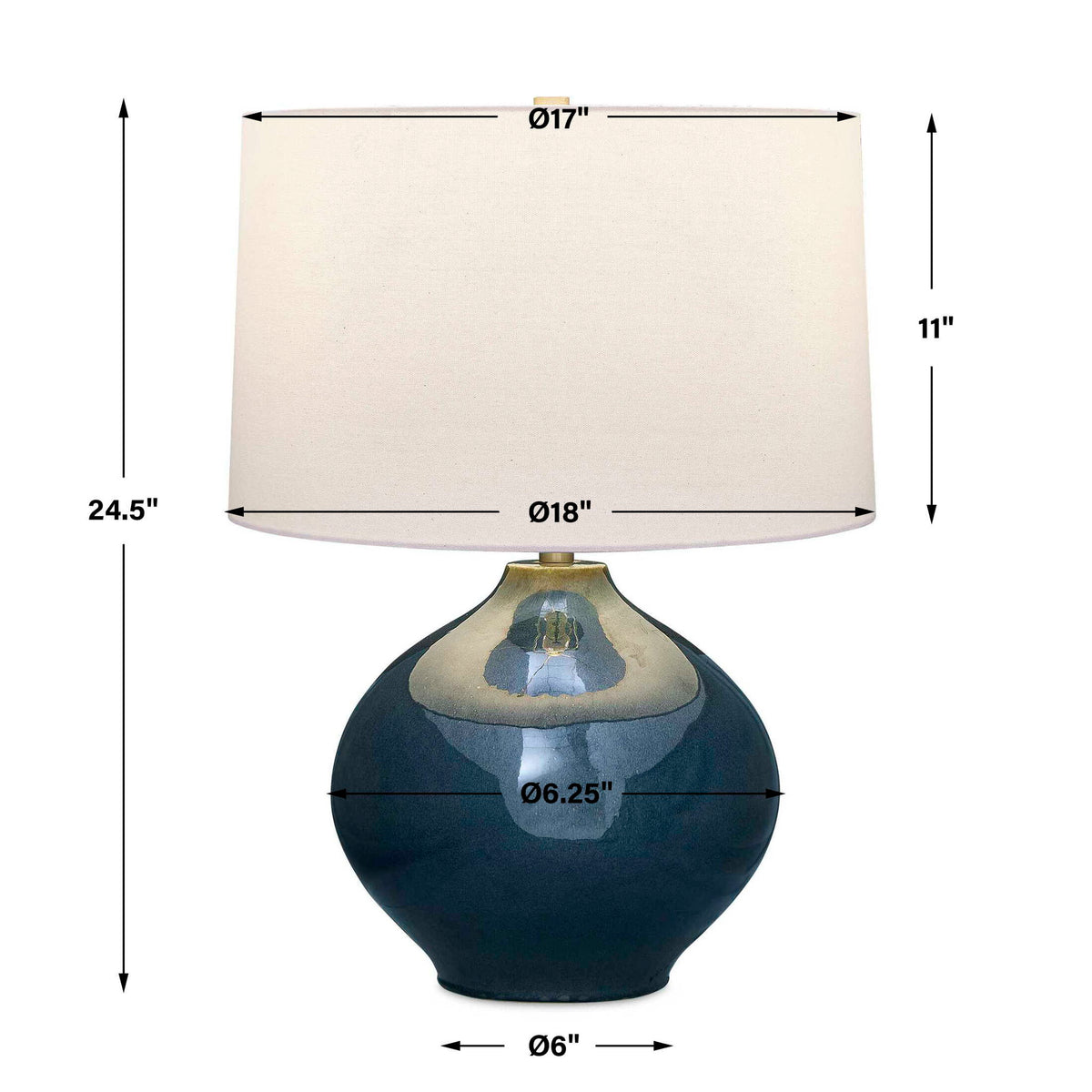 Corrine - Table Lamp - Deep Blue