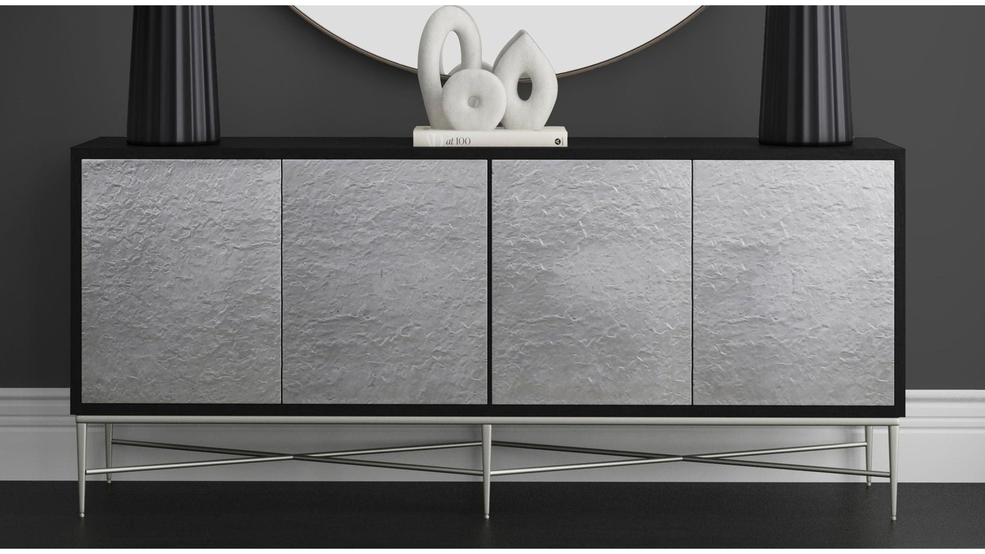 Lumina - Server - Ebny Mano / Silver Cast Aluminum