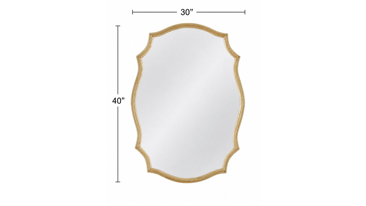 Camille - Wall Mirror - Gold