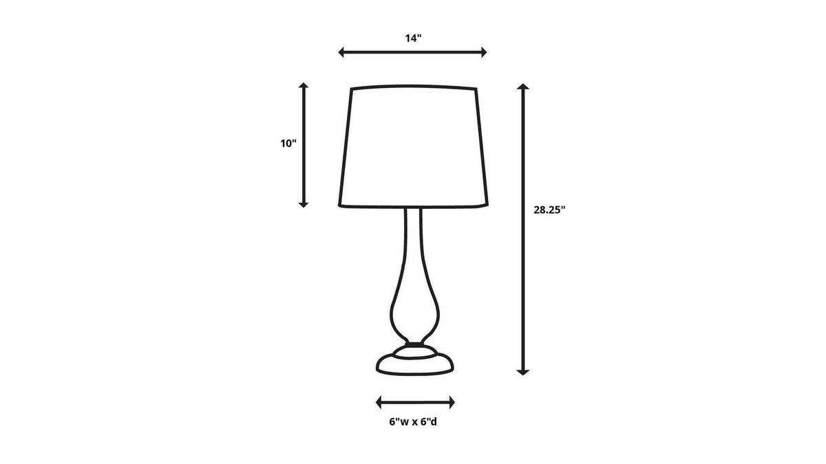 Vercana - Table Lamp Set of 2 - Silver