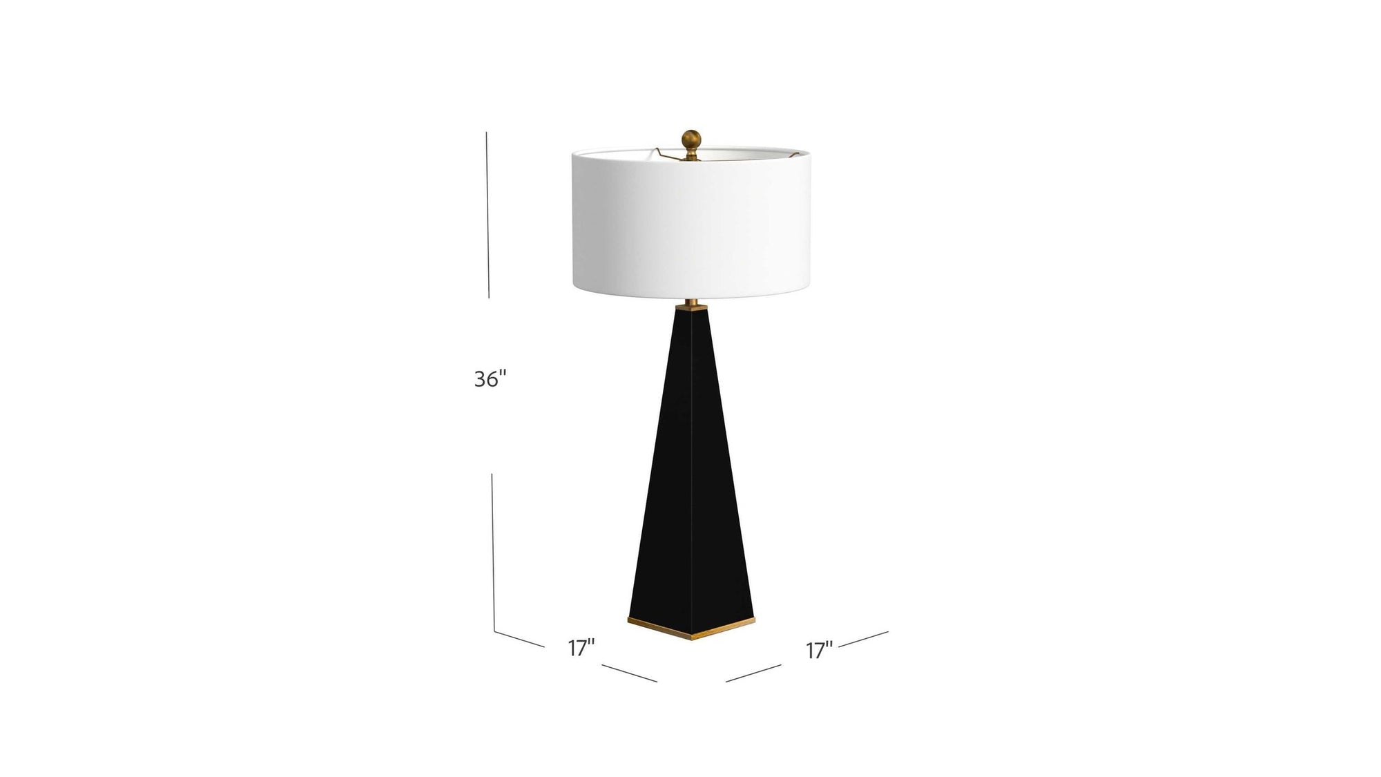 Elle - Table Lamp - Black