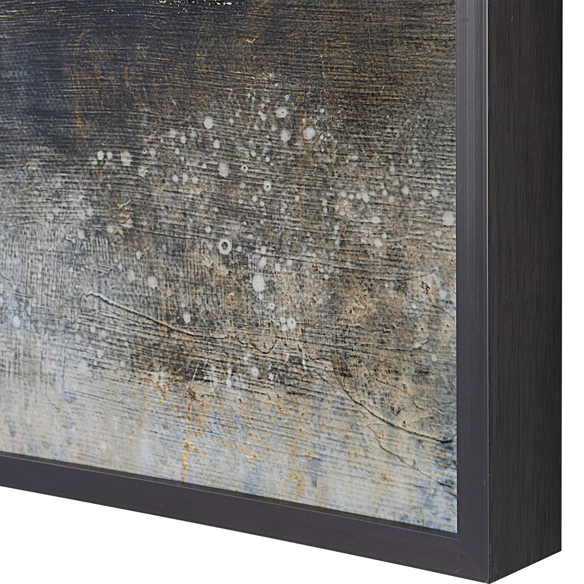 Gilt - Misty Landscape Framed Print - Silver