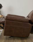 David - Power Gliding Recliner With Power Headrest & Lumbar - Pecan