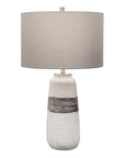 Comanche - Crackle Table Lamp - White