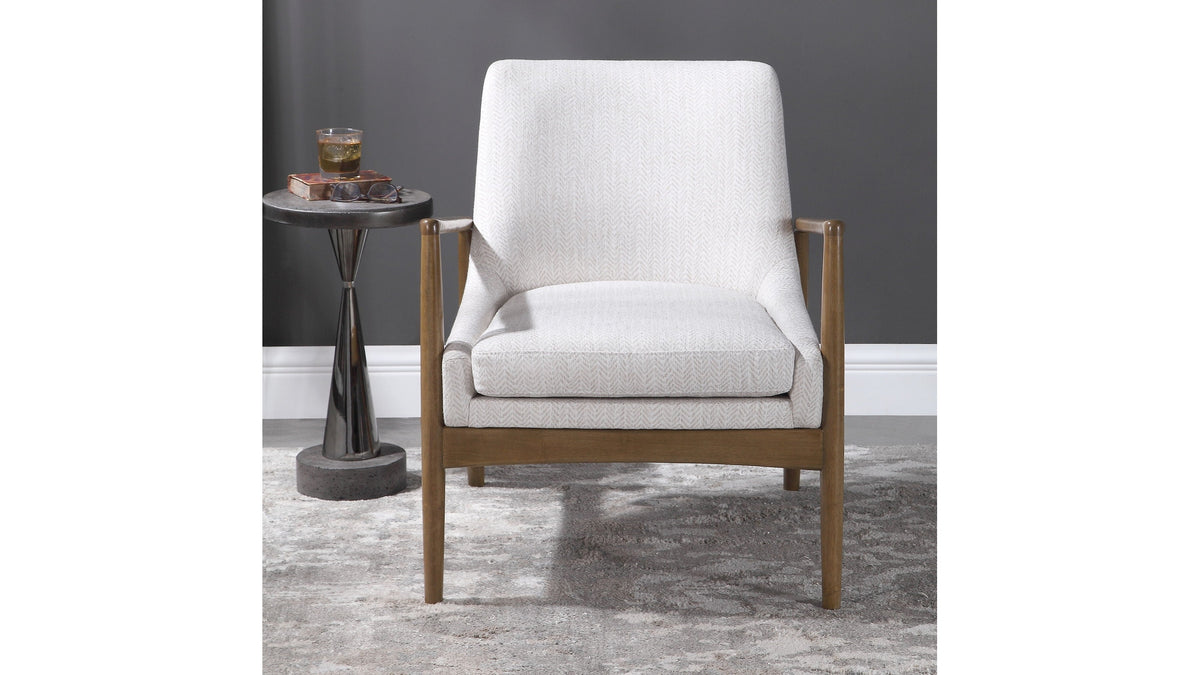 Bev - Accent Chair - White