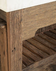 Rustic Marble Island - Light Brown