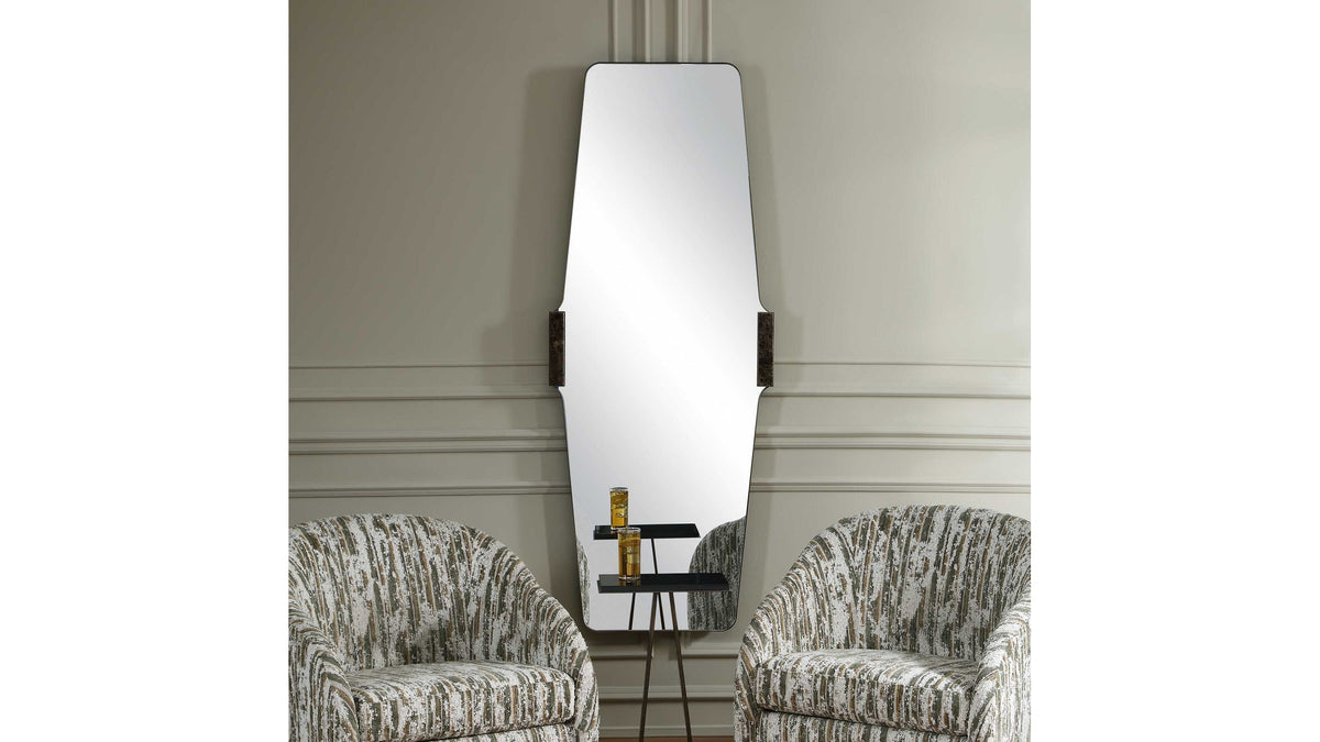 Orson - Mid-Century Tall Mirror - Bronze / Brown