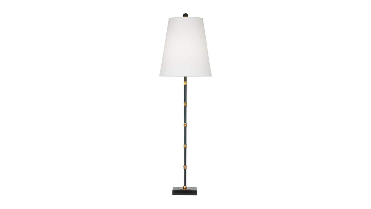 Alamance - Table Lamp - Black / White