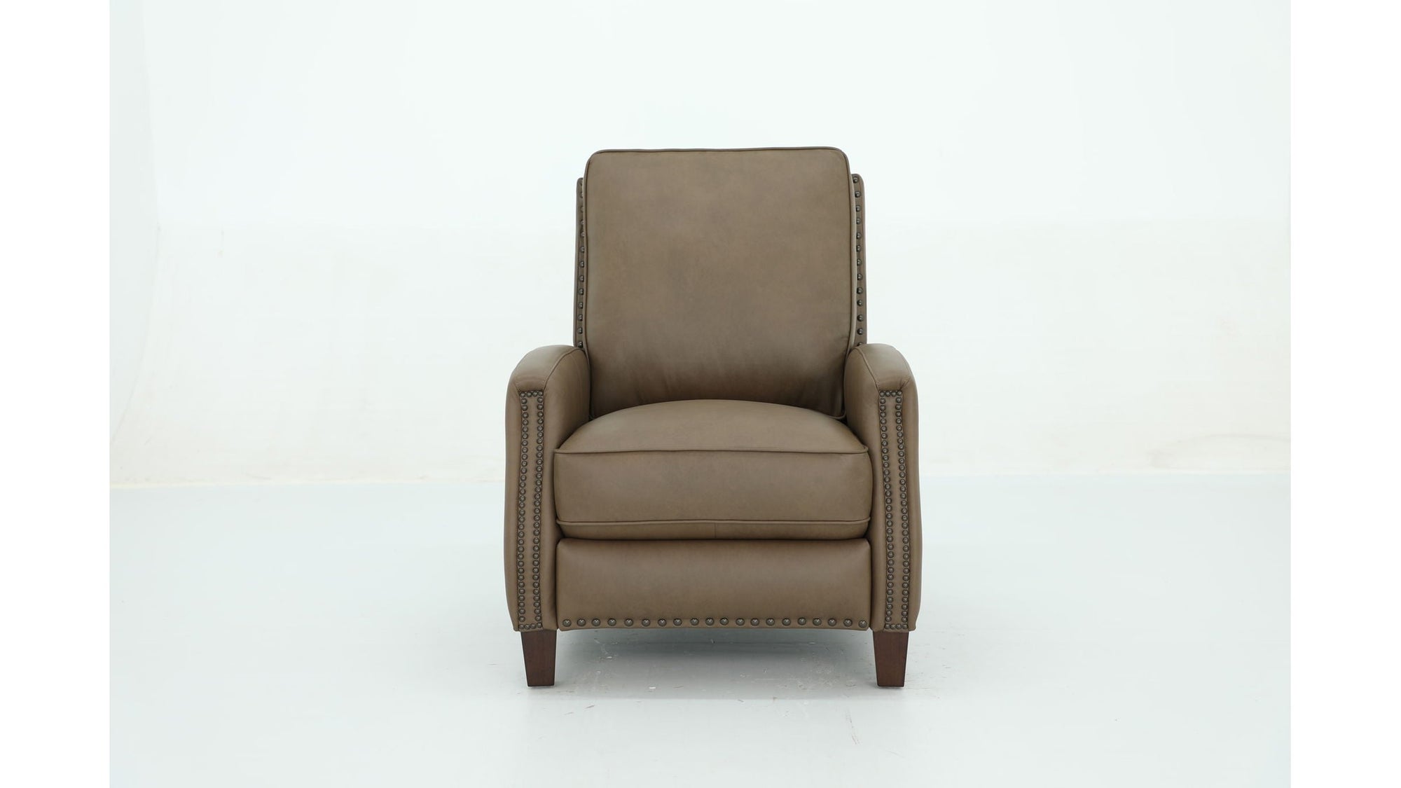 Melrose - Recliner Push Thru The Arm - Cashmere-Taupe
