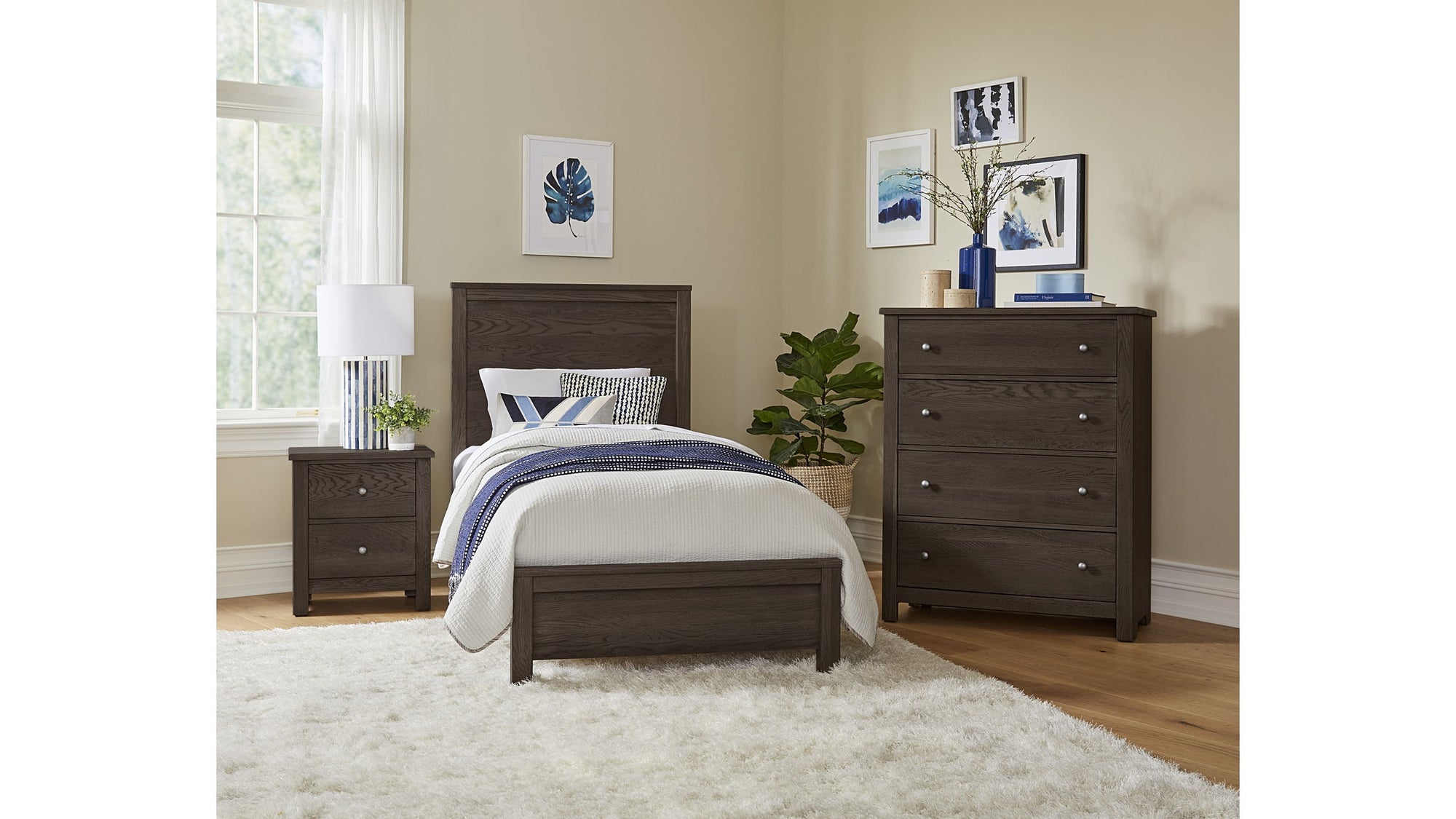 Fundamentals - 2 Drawer Nightstand