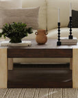 Harmony - Cocktail Table - Carbon Mindi / Blonde Acacia