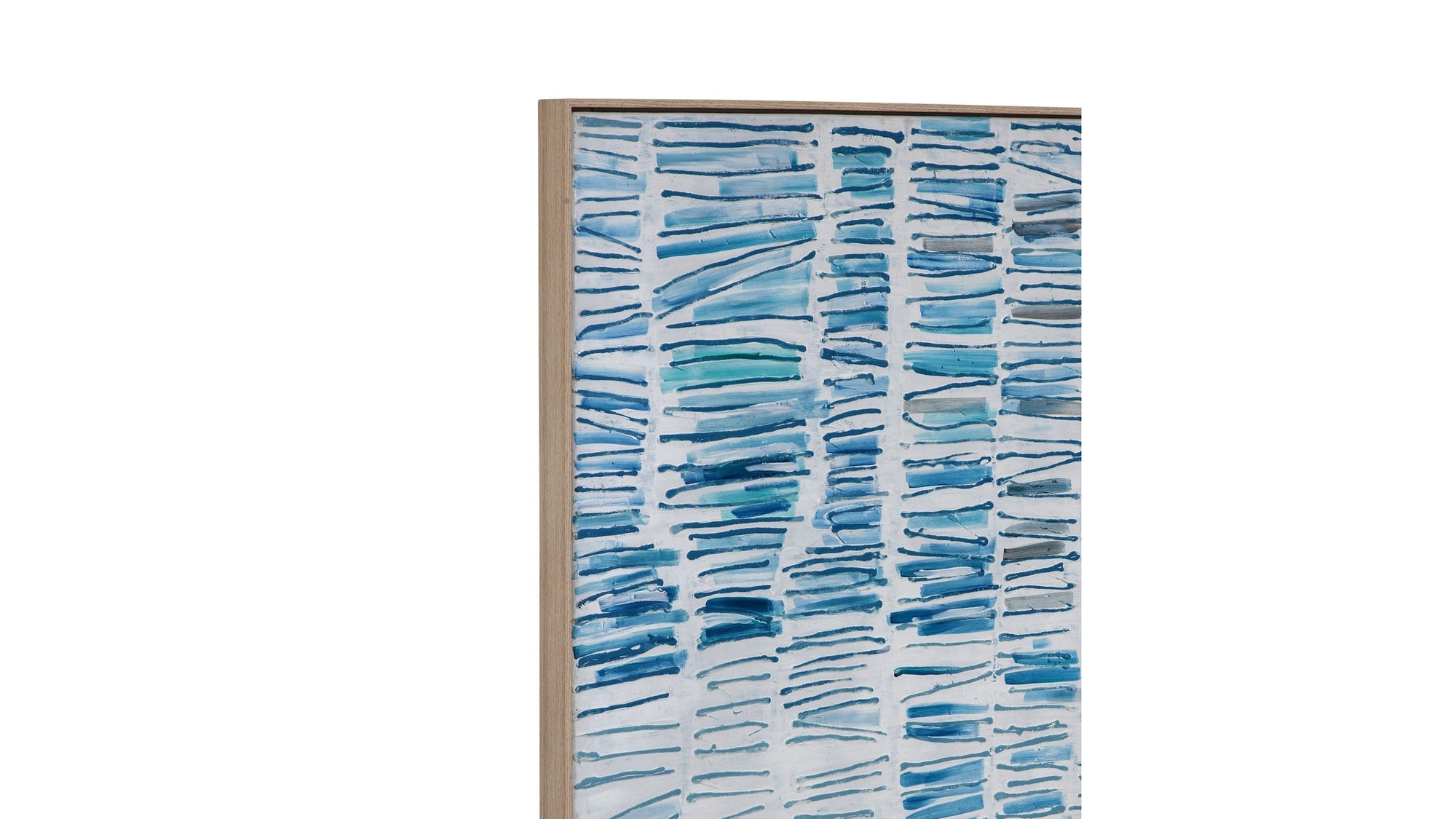 Blue Gail Canvas Art - Light Blue