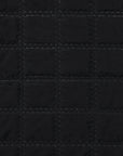 Stella - King Faux Silk Velvet Double Box Stitch Quilt Set (Set of 3) - Black