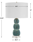 Bonaire - Table Lamp - Teal Blue