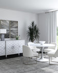 Leed - Table Lamp - Dark Gray / White
