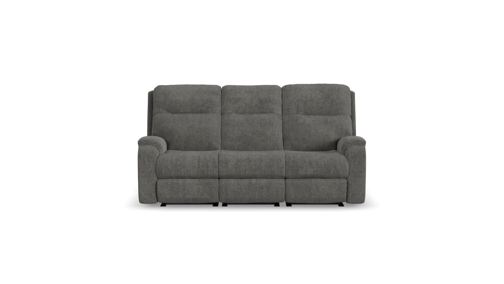 Penn - Transitional Fabric Power Reclining Sofa With Power Headrests &amp; Lumbar