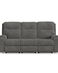Penn - Transitional Fabric Power Reclining Sofa With Power Headrests & Lumbar