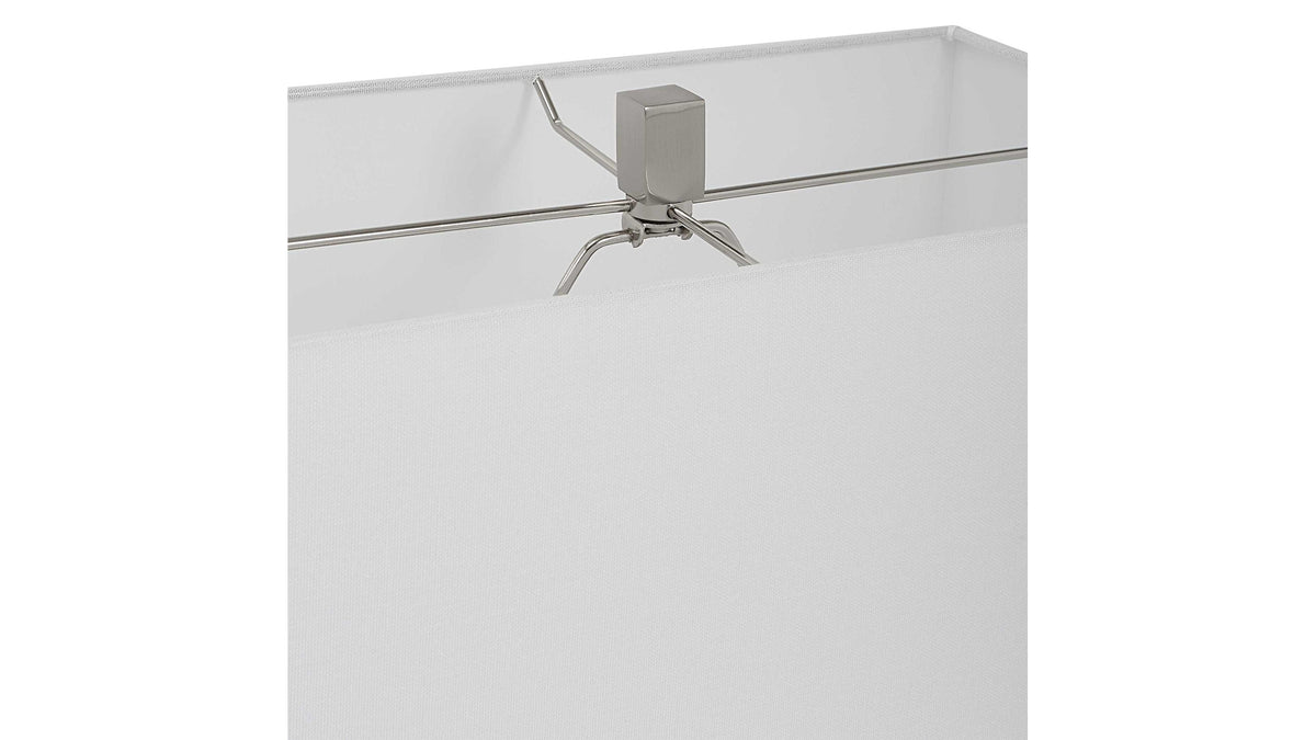 Pillar - Marble Table Lamp - White