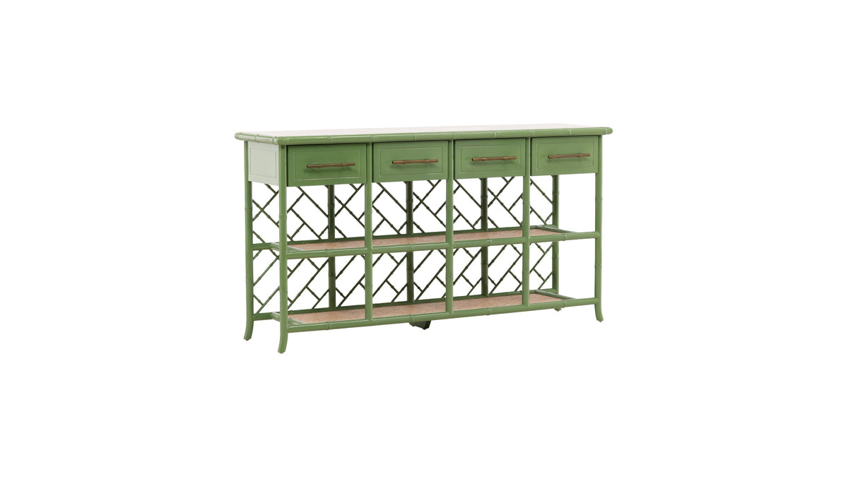 Trellis - Bamboo Sideboard - Green